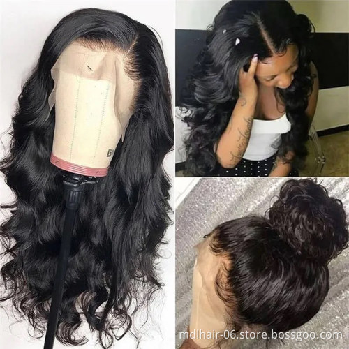 wholesale Lace Front Human Hair Wigs 30 Inch 13X4 Pre Plucked Remy Brazilian Body Wave 360 Lace Frontal Wigs With Baby Hair